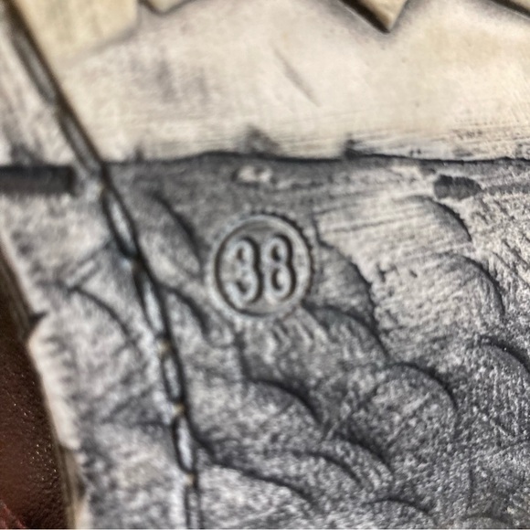 MACIEJKA Sz 38 Maciefa  Zipper and Lace Up Made in Poland Ankle Booties - Picture 7 of 9